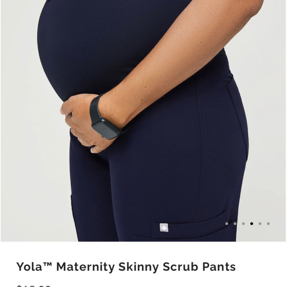 Figs Maternity Yola pant XS regular in navy. Worn 3x, smoke free pet free home.